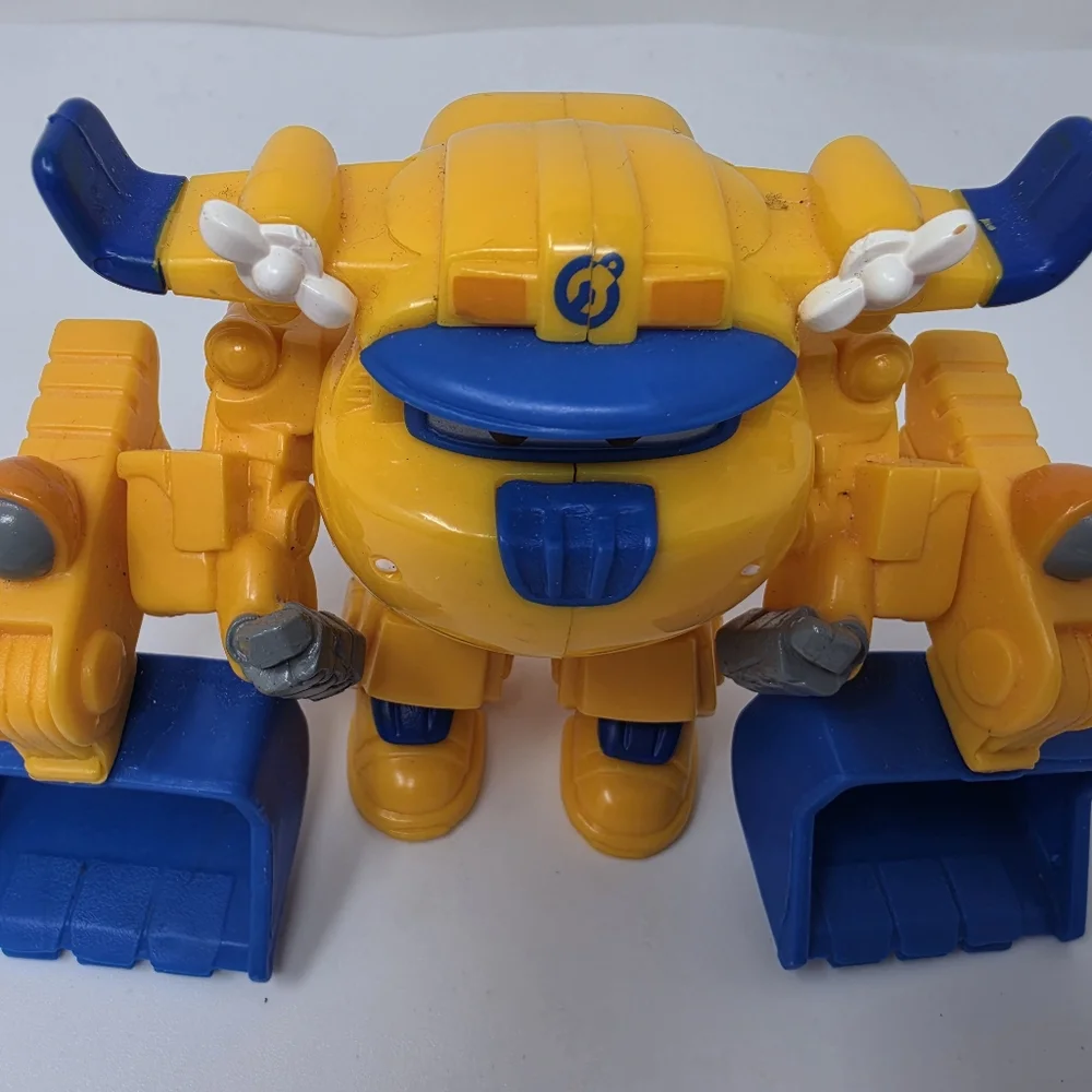 Super Wings Jett Airplane Plane Red White FLAW: MISSING ARMS